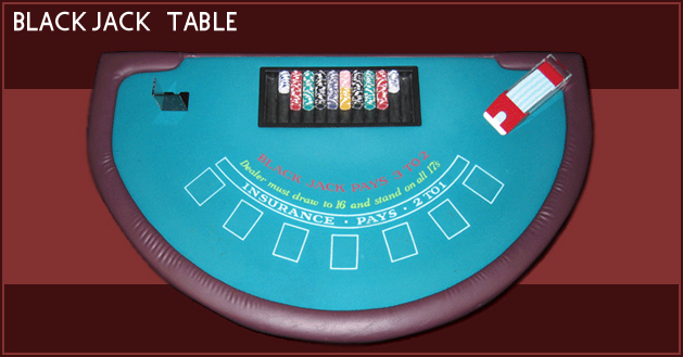Including a Black Jack table at your party is a sure fire way to please the