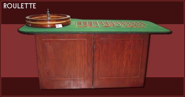 Roulette casino rental table